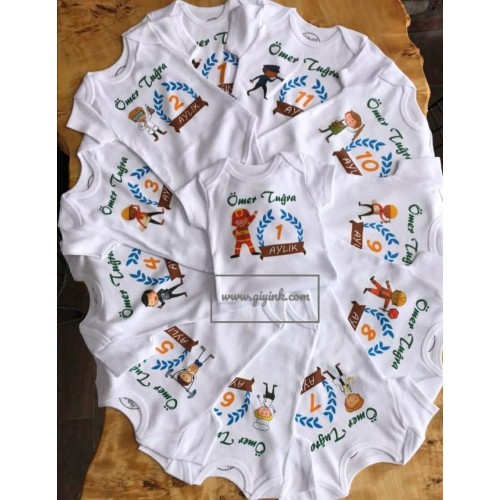 Meslekler temalı 12 aylık set