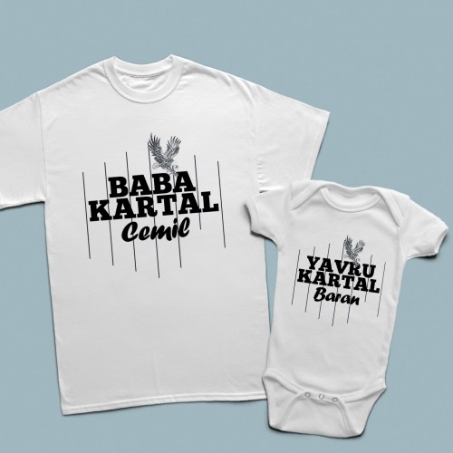 Kartal figürlü baba çocuk set