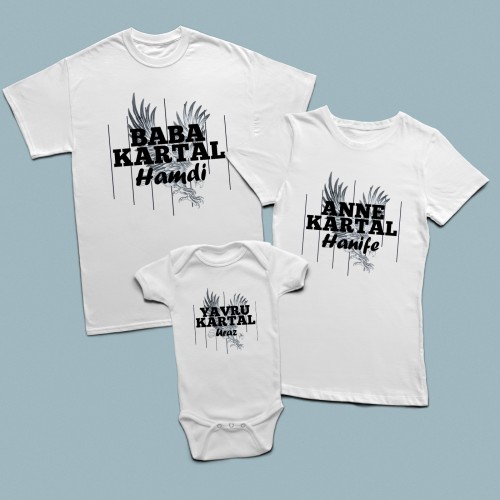 Baba Kartal, Anne Kartal, Yavru Kartal Kartal Figürlü Aile Set